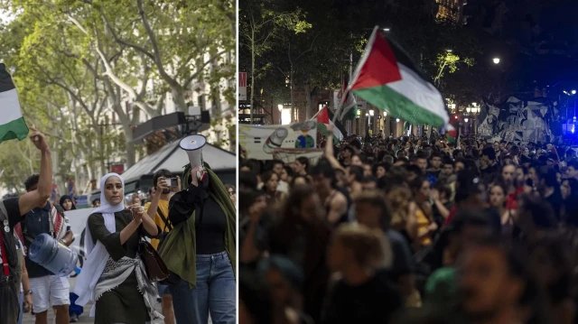 ispanyada binlerce kisi israil soykirimini protesto etti yv8gN4yK