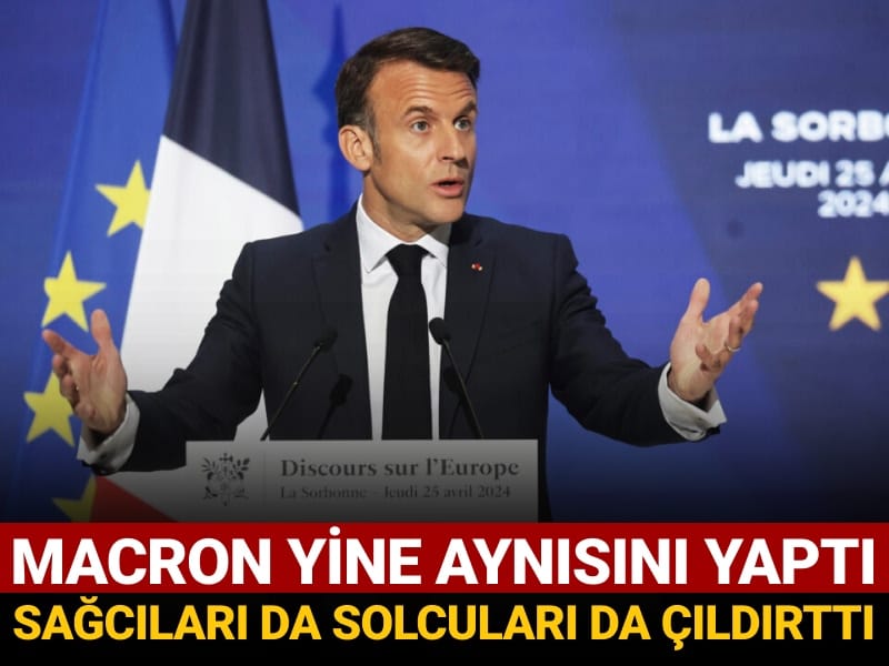 macron yine aynisini yapti sagcilari da solculari da cildirtti BU4j3SvW