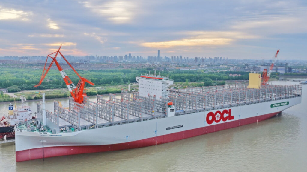 225 Bin Tonluk “OOCL Wisdom” Gemisi Denize İndirildi: Yeni Rota Açıklandı