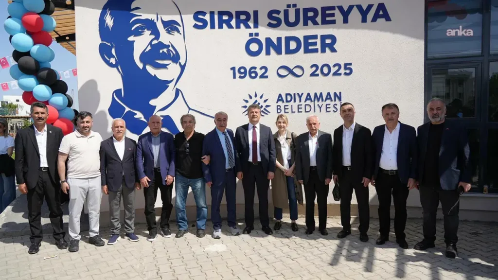 Adıyaman’da Sırrı Süreyya Önder Parkı ve Okuma Salonu Törenle Açıldı