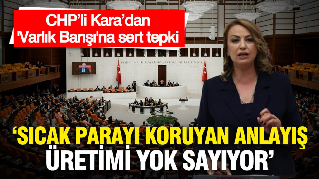 CHP’li Nermin Yıldırım Kara’dan Varlık Barışı Düzenlemesine Sert Eleştiri: “Sıcak Para Odaklı Anlayış Üretimi Göz Ardı Ediyor”