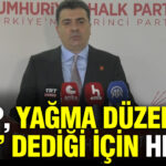 CHP’li Zeynel Emre: “CHP, Yağma Düzenine Son Verdiği İçin Hedef Oluyor”