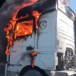 Eyüpsultan’da TIR’da Yangın: Araç Kül Oldu