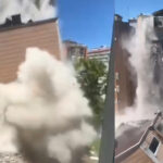 Kentsel Dönüşümde Şok Anlar: Yıkılan Bina Panik Yarattı