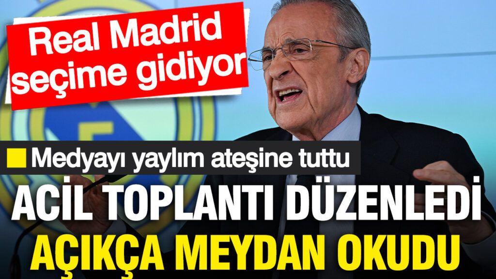 Real Madrid’de Seçim Heyecanı: Florentino Perez, Rakiplerine Açık Meydan Okudu