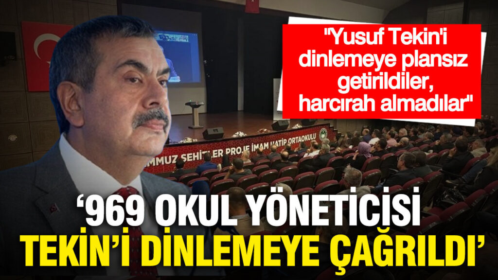 Plansız Çağrı ile 969 Okul Yöneticisi İlgili Eğitimde Harcırah Alamadı